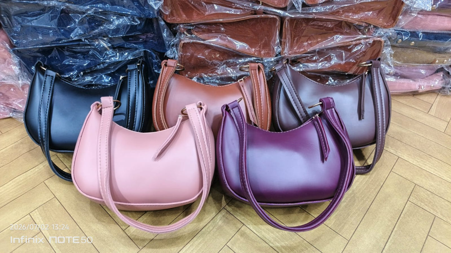 Women's Classic Zip Shoulder Bag