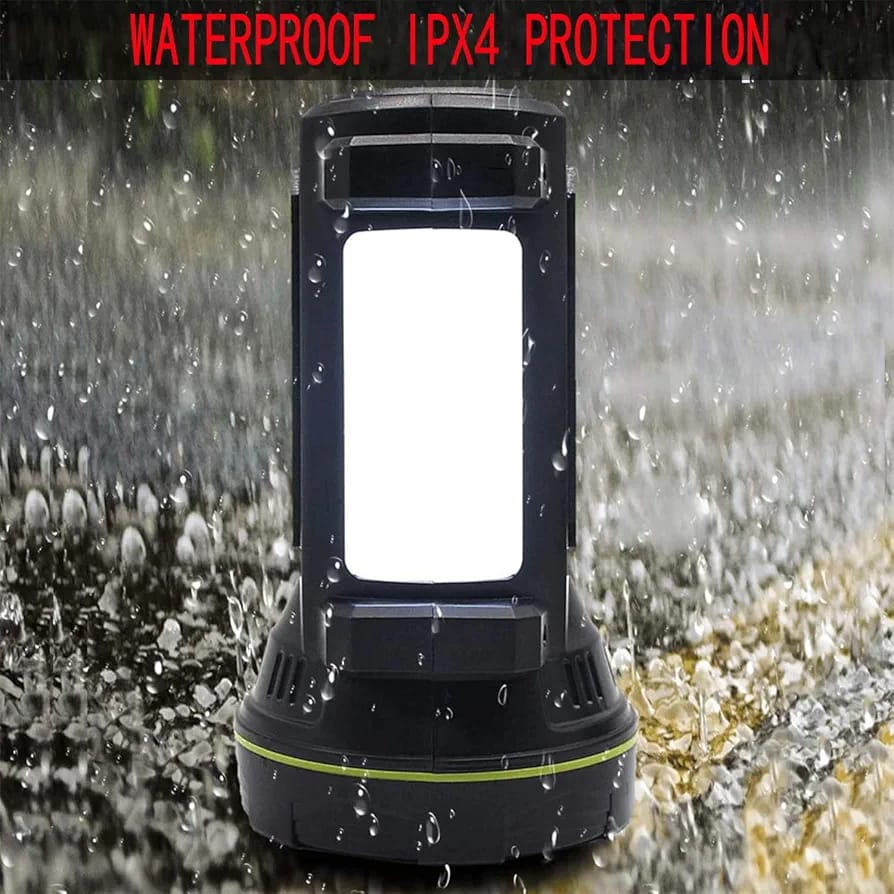 LED Searchlights Handheld Lantern 13000LM 2 Modes USB Rechargeable