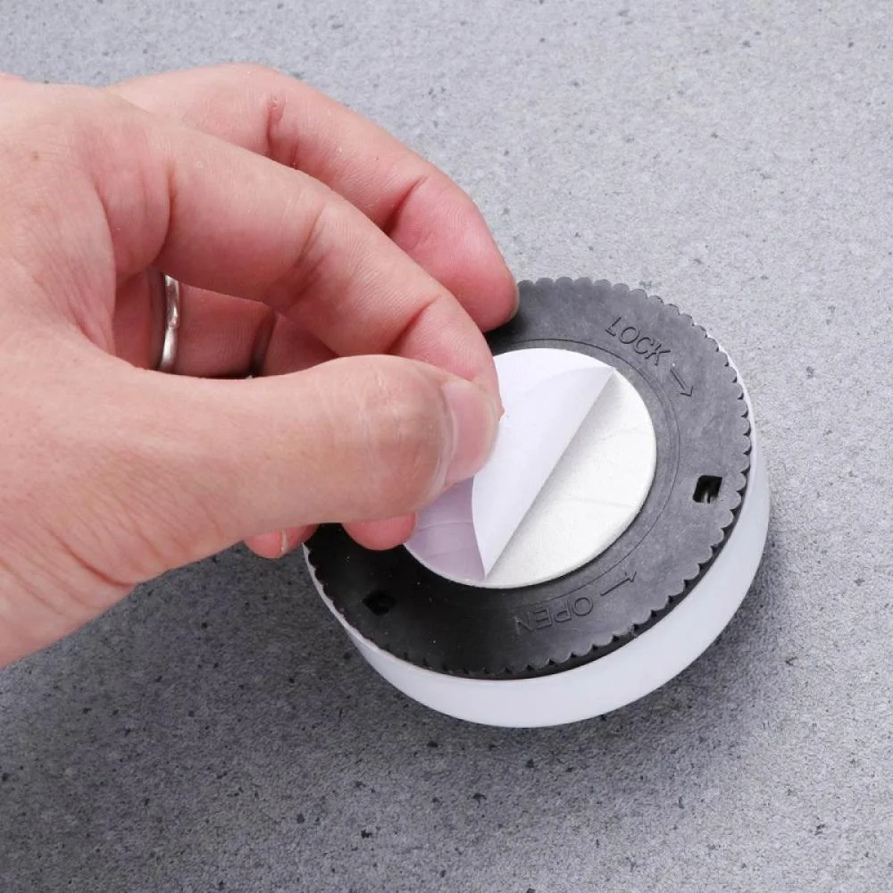1 Pc Mini Wireless 3 LED Push Touch Wall Light