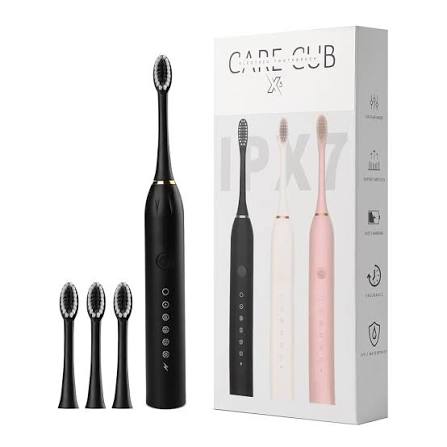 Rechargeable Electric Toothbrush With 2 Extra Heads |