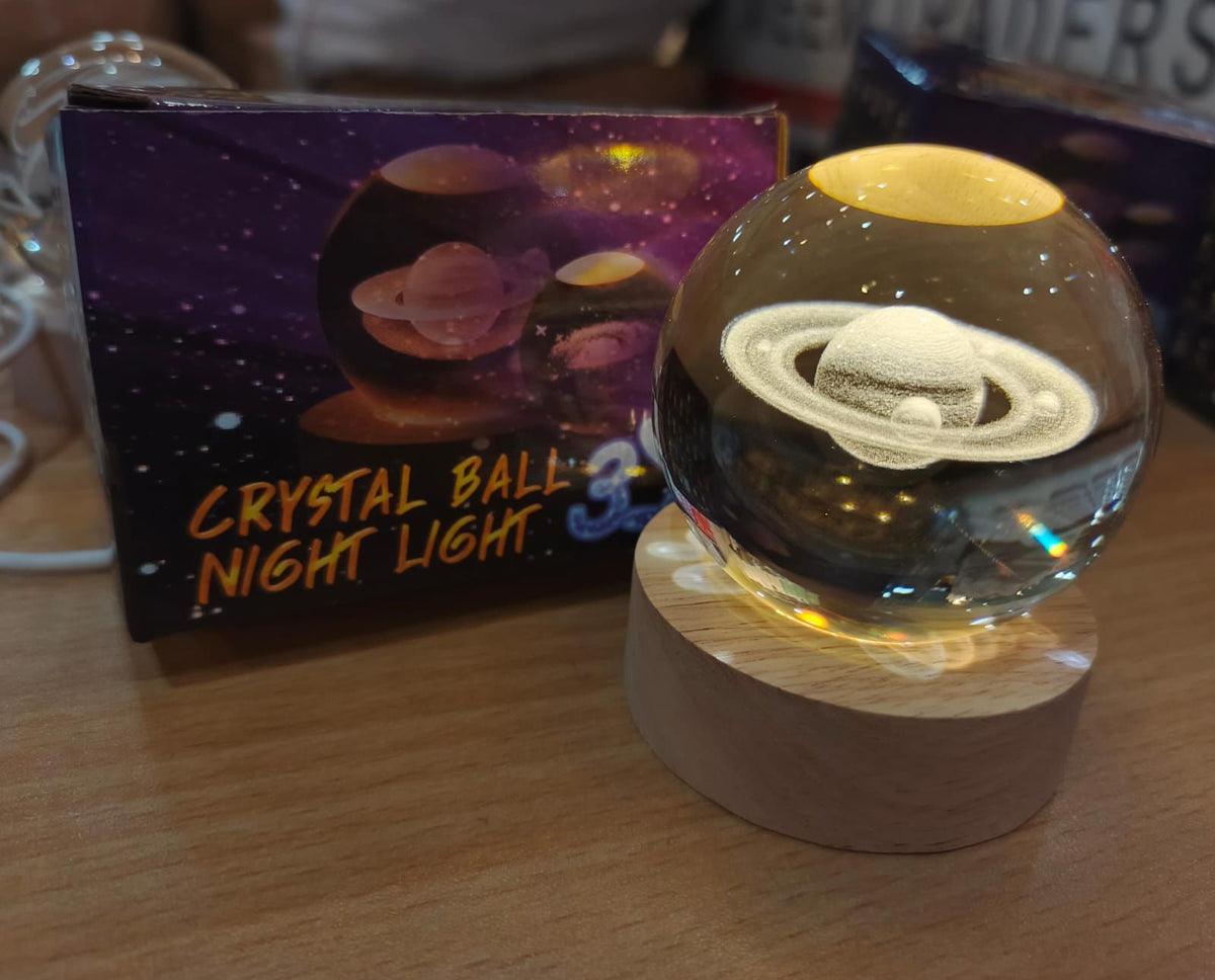 Beautiful 3D Crystal Ball LED Table Lamp