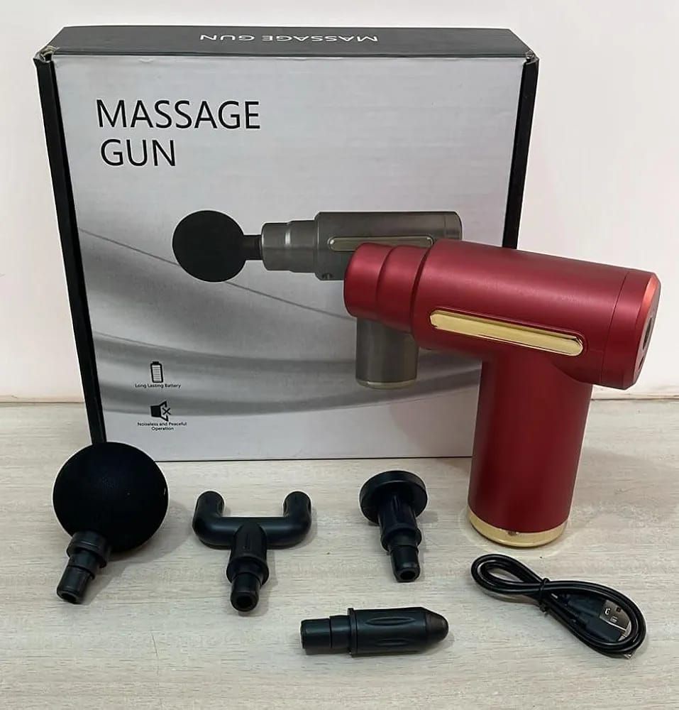 Professional Massager Gun With 4 Massage Heads