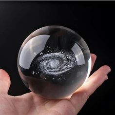 Beautiful 3D Crystal Ball LED Table Lamp