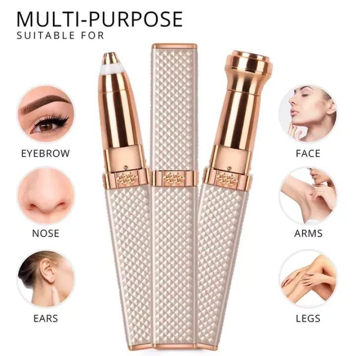 Updated Design 2-in-1 Flawless Eyebrow Trimmer | USB Rechargeable