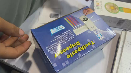 Automatic Toothpaste Dispenser With Toothbrush Holder